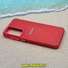 قاب گوشی Galaxy S21 FE سامسونگ اورجینال پاستیلی مات دوتیکه لوگو برجسته قرمز 13287