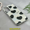 قاب گوشی Galaxy A25 سامسونگ So CooL اورجینال فانتزی Qseries لنز کرومی طرح قلب سیاه و سفید کد 13320