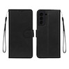 کیف گوشی Galaxy S21 FE سامسونگ مگنتی طرح چرم کتابی محافظ لنزدار مشکی کد 23103