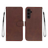 کیف گوشی Galaxy S23 FE سامسونگ مگنتی طرح چرم کتابی محافظ لنزدار قهوه ای کد 23106