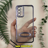 قاب گوشی Galaxy A23 سامسونگ طرح الکتروپلیتینگ ژله ای شفاف اورجینال طرح مگ سیف محافظ لنز دار بنفش کد 13575