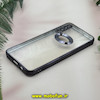 قاب گوشی Galaxy A30S - Galaxy A50S - Galaxy A50 سامسونگ طرح الکتروپلیتینگ ژله ای شفاف اورجینال طرح مگ سیف محافظ لنز دار مشکی کد 13607