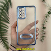 قاب گوشی Galaxy A53 سامسونگ طرح الکتروپلیتینگ ژله ای شفاف اورجینال طرح مگ سیف محافظ لنز دار آبی کد 13614