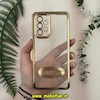 قاب گوشی Galaxy A53 سامسونگ طرح الکتروپلیتینگ ژله ای شفاف اورجینال طرح مگ سیف محافظ لنز دار رزگلد کد 13617