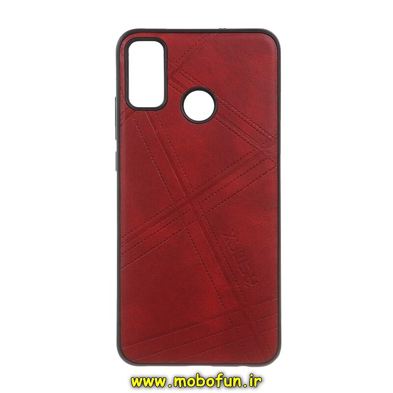 قاب گوشی Honor 8X آنر طرح ژله ای چرمی ساده REMAX زرشکی کد 23632