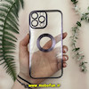 قاب گوشی iPhone 13 Pro Max آیفون طرح الکتروپلیتینگ ژله ای شفاف اورجینال طرح مگ سیف محافظ لنز دار بنفش کد 13664