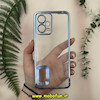 قاب گوشی Poco X5 - Redmi Note 12 5G شیائومی طرح الکتروپلیتینگ ژله ای شفاف اورجینال طرح مگ سیف محافظ لنز دار آبی کد 13676