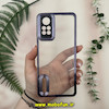 قاب گوشی  Redmi Note 12 Pro 4G شیائومی طرح الکتروپلیتینگ ژله ای شفاف اورجینال طرح مگ سیف محافظ لنز دار بنفش کد 13702