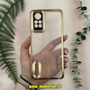 قاب گوشی  Redmi Note 12 Pro 4G شیائومی طرح الکتروپلیتینگ ژله ای شفاف اورجینال طرح مگ سیف محافظ لنز دار رزگلد کد 13704