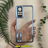قاب گوشی  Redmi Note 12 Pro 4G شیائومی طرح الکتروپلیتینگ ژله ای شفاف اورجینال طرح مگ سیف محافظ لنز دار آبی کد 13705
