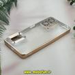 قاب گوشی  Redmi Note 12 Pro 5G شیائومی طرح الکتروپلیتینگ ژله ای شفاف اورجینال طرح مگ سیف محافظ لنز دار رزگلد کد 13709