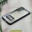 قاب گوشی  Galaxy S21 FE سامسونگ طرح الکتروپلیتینگ ژله ای شفاف اورجینال طرح مگ سیف محافظ لنز دار مشکی کد 13717