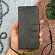 کیف گوشی Galaxy S8 سامسونگ مگنتی طرح چرم کتابی بند آویز دار محافظ لنزدار مشکی کد 13998