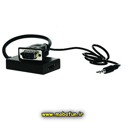 تبدیل VGA To HDMI CABLE رویال کد 24071