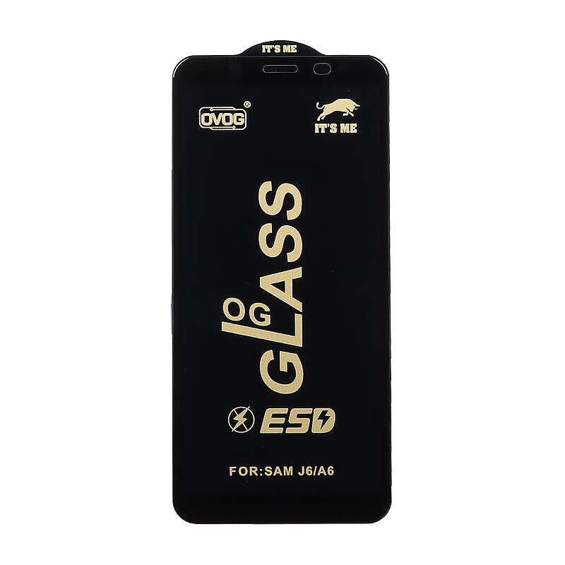 گلس شیشه ای OVOG سری ESD OG GLASS اورجینال مناسب برای گوشی مدل Galaxy A6 - Galaxy J6 سامسونگ کد 24336