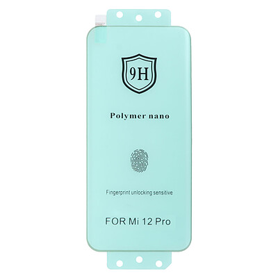 گلس نانو گوشی Xiaomi 12 Pro شیائومی ضد ضربه نشکن اورجینال 9H پلیمر نانو Polymer nano کد 24358