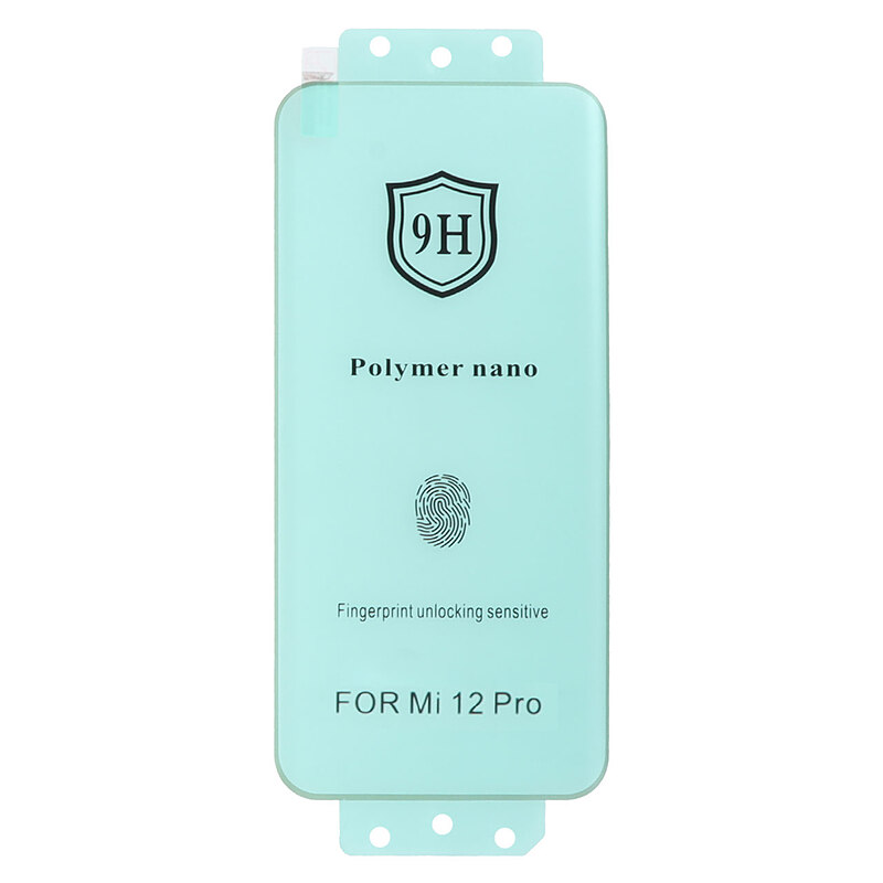 گلس نانو گوشی Xiaomi 12 Pro شیائومی ضد ضربه نشکن اورجینال 9H پلیمر نانو Polymer nano کد 24358