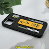 قاب گوشی iPhone 12 Pro Max آیفون چرمی اورجینال CASETIFY کاشن CATION دور سیلیکونی استندشو مشکی کد 13824