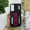 قاب گوشی Galaxy A24 سامسونگ چرمی اورجینال CASETIFY کاشن CATION دور سیلیکونی استندشو مشکی کد 13791