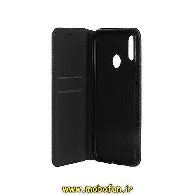 کیف گوشی Huawei Nova 3i هوآوی طرح چرم کتابی جاکارتی دار مشکی کد 24431