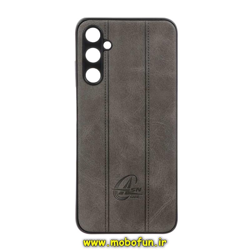 قاب گوشی Galaxy A05S سامسونگ طرح ژله ای چرمی ساده ASN Case خاکستری کد 24825