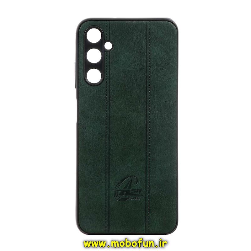 قاب گوشی Galaxy A05S سامسونگ طرح ژله ای چرمی ساده ASN Case سبز کد 24826