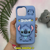 قاب گوشی iPhone 12 Pro Max - iPhone 13 Pro Max آیفون سیلیکونی پاک کنی پاپ سوکت دار طرح استیج Stitch کد 25211
