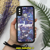 قاب گوشی Galaxy A10S سامسونگ طرح سیلیکونی Solid چرمی کبریتی محافظ لنزدار بند دار کنفی طرح فانتزی مشکی کد 13871