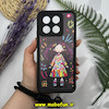 قاب گوشی Poco X6 Pro - Redmi K70E شیائومی طرح سیلیکونی Solid چرمی کبریتی محافظ لنزدار بند دار کنفی طرح دخترونه مشکی کد 14032