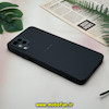 قاب گوشی Galaxy A12 - Galaxy M12 سامسونگ اورجینال چرمی سخت Hard سوزنی محافظ لنزدار مشکی کد 14370