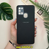 قاب گوشی Galaxy A21S سامسونگ اورجینال چرمی سخت Hard سوزنی محافظ لنزدار مشکی کد 14382