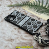 قاب گوشی iPhone 12 Pro Max آیفون طرح لاکچری بند دار اورجینال دستی CHRISTIAN DIOR محافظ لنز دار کد 25557