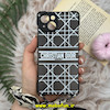 قاب گوشی iPhone 13 آیفون طرح لاکچری بند دار اورجینال دستی CHRISTIAN DIOR محافظ لنز دار کد 25558
