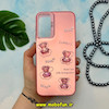 قاب گوشی Galaxy A14 سامسونگ طرح So CooL اورجینال عروسک برجسته خرسی آبنباتی رزگلد کد 14238