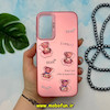 قاب گوشی Galaxy A24 سامسونگ طرح So CooL اورجینال عروسک برجسته خرسی آبنباتی رزگلد کد 14243