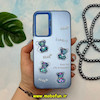 قاب گوشی Galaxy A25 سامسونگ طرح So CooL اورجینال عروسک برجسته خرسی آبنباتی آبی کد 14248