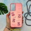 قاب گوشی Galaxy A34 سامسونگ طرح So CooL اورجینال عروسک برجسته خرسی آبنباتی رزگلد کد 14255