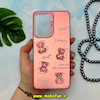 قاب گوشی Galaxy A53 سامسونگ طرح So CooL اورجینال عروسک برجسته خرسی آبنباتی رزگلد کد 14262