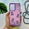 قاب گوشی Galaxy A53 سامسونگ طرح So CooL اورجینال عروسک برجسته خرسی آبنباتی بنفش کد 14263