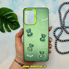 قاب گوشی Galaxy A72 سامسونگ طرح So CooL اورجینال عروسک برجسته خرسی آبنباتی سبز کد 14268
