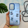 قاب گوشی Galaxy A72 سامسونگ طرح So CooL اورجینال عروسک برجسته خرسی آبنباتی آبی کد 14269