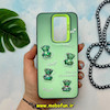 قاب گوشی Redmi Note 8 Pro شیائومی طرح So CooL اورجینال عروسک برجسته خرسی سبز کد 14275