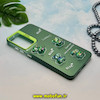 قاب گوشی Galaxy S21 FE سامسونگ طرح So CooL اورجینال عروسک برجسته خرسی آبنباتی سبز کد 14291