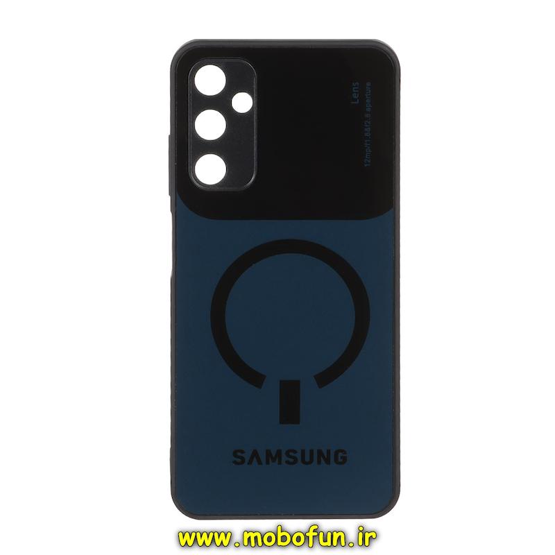 قاب گوشی Galaxy A05S سامسونگ PVD مدل LENS طرح مگ سیف محافظ لنز دار مشکی سرمه ای کد 25615