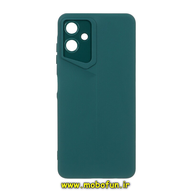 قاب گوشی Galaxy A06 سامسونگ Porsche Design سیلیکونی ژله ای محافظ لنز دار سبز کد 25628