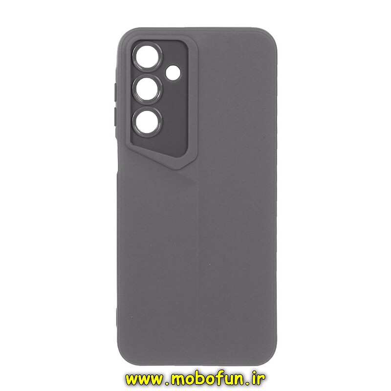 قاب گوشی Galaxy A16 سامسونگ Porsche Design سیلیکونی ژله ای محافظ لنز دار خاکستری کد 25660