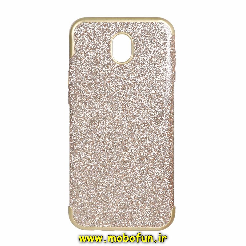 قاب گوشی Galaxy J7 Pro سامسونگ طرح ژله ای اکلیلی طلایی کد 25879