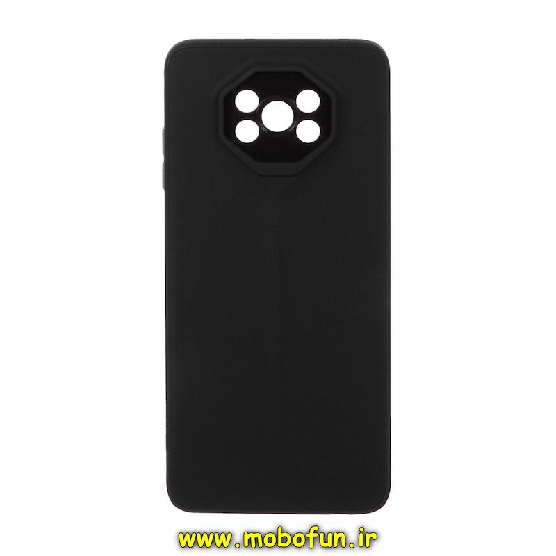 قاب گوشی Poco X3 - Poco X3 Pro شیائومی Porsche Design سیلیکونی ژله ای محافظ لنز دار مشکی کد 25918