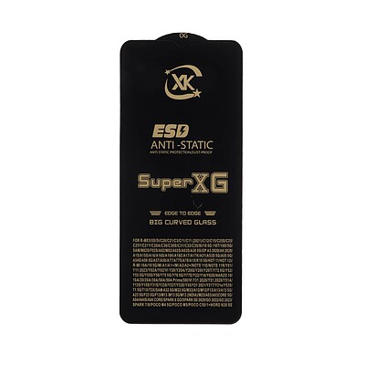 گلس گوشی شیشه ای فول کاور ESD Super XG آنتی استاتیک اورجینال برای Galaxy M02S / F02S / A02 / M02 / A02S / A03S / A32 5G / M32 5G / M33 / A12 / M12 / F12 / A13 / A23 / F13 / F23 / M13 4G / M13 5G / M23 / A03 / A03 Core / A04 / A04S / A04E / Redmi A1 / Redmi A2 / Redmi A1 Plus / Redmi A2 Plus / Redmi Note 11E / Poco M5 / Realme C21Y / Realme C30 / Realme C30S کد 25921