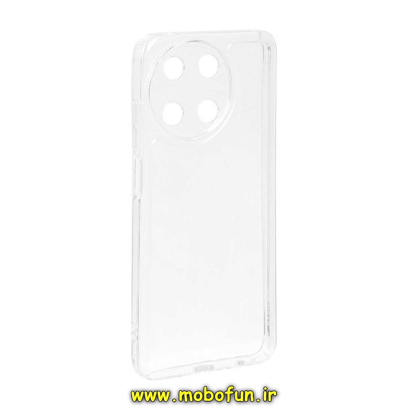 قاب گوشی Realme 11 4G ریلمی طرح ژله ای شفاف بی رنگ SPACE ایربگ دار محافظ لنز دار کد 25936